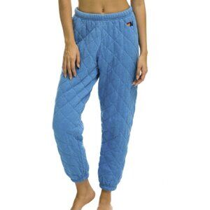 Quilted Sweatpants - OCEAN